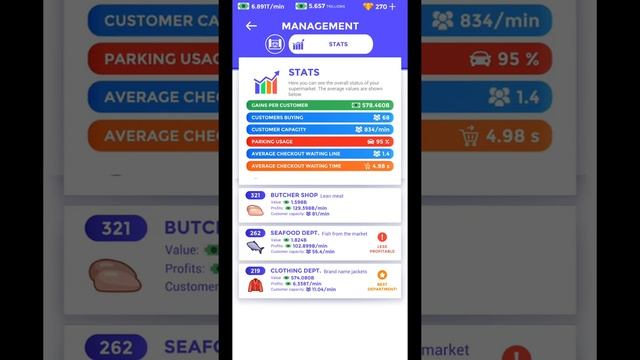 Idle Supermarket Tycoon - Shop IOS-Android-Review-Gameplay-Walkthrough-Part #5 смотреть онлайн