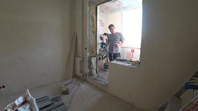 Балконный блок с двусторонней ручкой!Необычная дверь! Замороченная электрика! смотреть онлайн