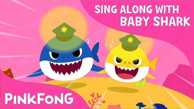 Police Sharks | Sing Along With Baby Shark | Pinkfong Songs For Children