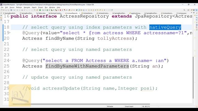 Java Persistence API (JPA) || JPQL || Java concepts by Jay tutorial || by Ponnam Jay || смотреть онлайн