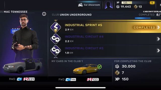 CarX Street iOS beginner | tutorial race mission Union Underground club #part5 смотреть онлайн