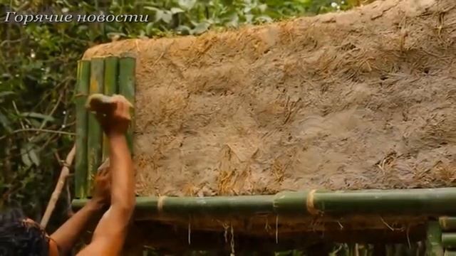 Строительство красивого лесного дома, бассейна из бамбука + тренажерный зал смотреть онлайн