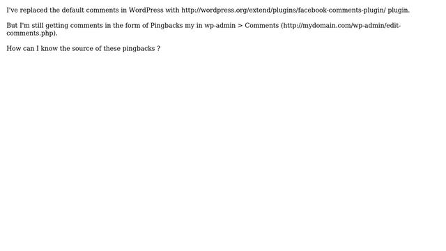 Wordpress: Source of Pingbacks смотреть онлайн