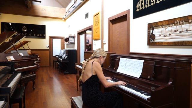 Steinway & Sons Sheraton Upright Piano For Sale At Classic Pianos Portland смотреть онлайн