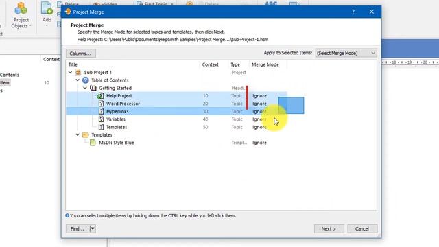 Using the Project Merge Tool смотреть онлайн