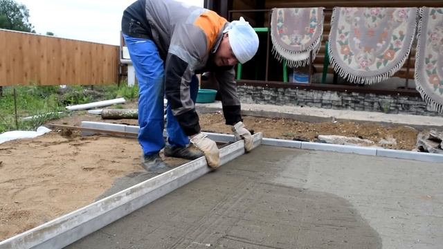 Укладка тротуарной плитки своими руками / о некоторых нюансах ,в процессе работы. смотреть онлайн