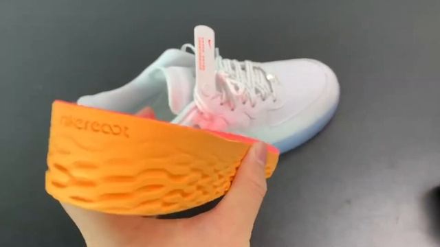 CQ8879 100 Nike Air Force 1 React White Ice смотреть онлайн