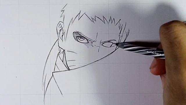 Drawing Naruto Hokage Sage mode | Drawing anime Boruto | Without SKETCH смотреть онлайн