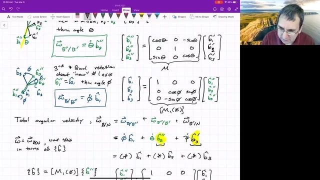 Euler Angle Rates & Angular Velocity- Kinematic Differential Equation for Rigid Body Dynamics смотреть онлайн