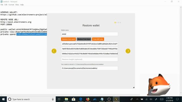 How to Restore an Electronero Paper Wallet / Windows 64bit смотреть онлайн