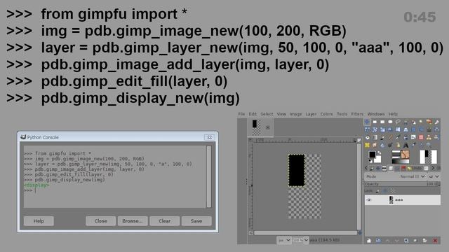 Python-Fu new image смотреть онлайн