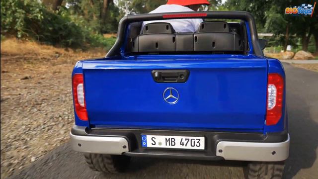 Big Toys Direct 12V Mercedes Benz X Class Kids Ride On Truck смотреть онлайн