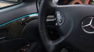 Неоновая лента в салон авто w211