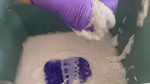 #ASMR  All Lavender SCENT Sponge Squeezing 💜🔮💜 #oddlysatisfying