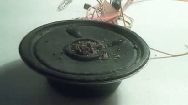 эксперименты с динамиком