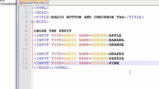 Radio Buttons and Checkbox in HTML | HTML Basics tutorial lesson - 11 in hindi | radio button group смотреть онлайн