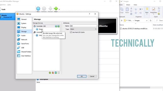 Create Virtual optical disk in Oracle virtual box смотреть онлайн