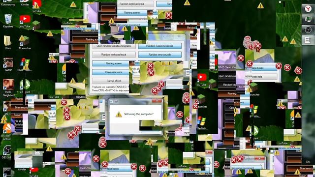 МЕМЗ ВИРУС И ChilledWINDOWS ВИРУС ПУШКА ЗАПУСКАЮ НА РЕАЛЬНОМ ПК ВИРУСЫ!!!!!!!!!!!!!!!!!!! смотреть онлайн