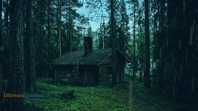 99% мгновенно засыпают - Шум дождя на крыше в тропическом лесу - Звуки дождя и грома для сна смотреть онлайн