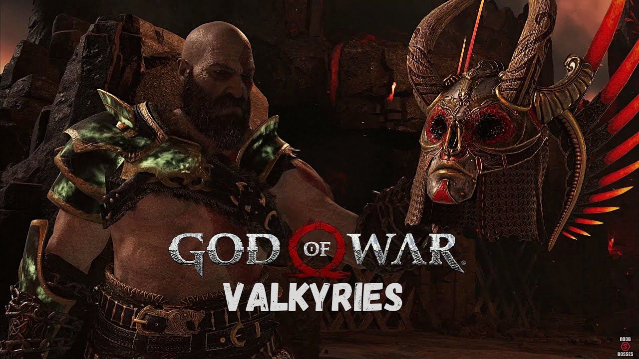 God Of War (2018) - All Valkyries Fights (No Damage) смотреть онлайн