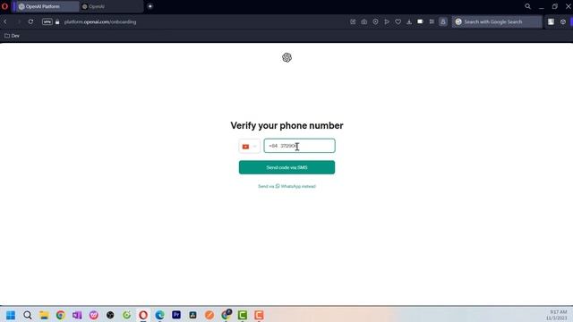 Hướng dẫn đăng kí tài khoản chatgpt bằng GMAIL và SDT Việt Nam смотреть онлайн