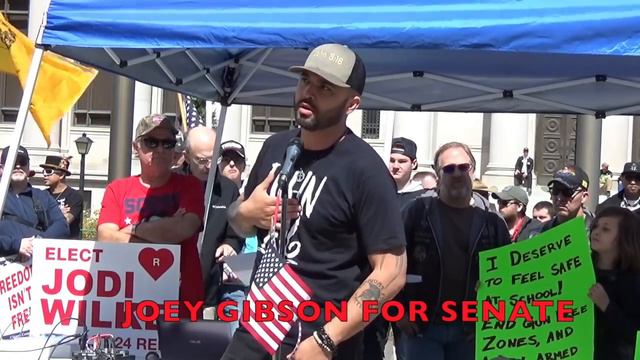 Inspirational Second Amendment speech , JOEY GIBSON candidate-Wa. State SENATE смотреть онлайн