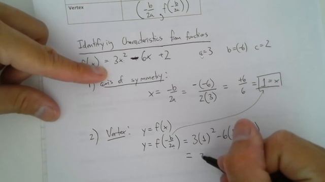 Lecture: Sections 2-1 and 2-2 (HOW TO USE GRAPHING CALCULATOR, vertex, axis of symmetry, parabolas! смотреть онлайн