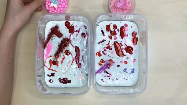 Slime! Nail polish vs lipstick! Лак для ногтей против губной помады! Слайм! смотреть онлайн