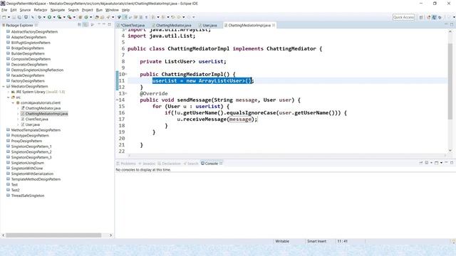 How to implement Mediator design pattern in Java?|| Java Design Pattern interview Question смотреть онлайн