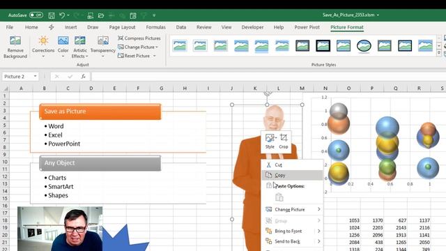Excel Save A Chart or Any Object As Picture - 2353 смотреть онлайн