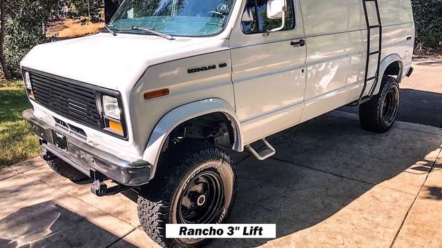 Lifted Ford Econoline Camper Van Built For Off-road & Overland Adventures