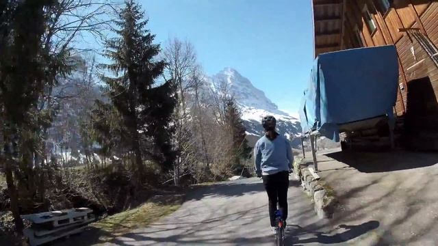 Swiss trotti bike tour. By mijia action cam. смотреть онлайн