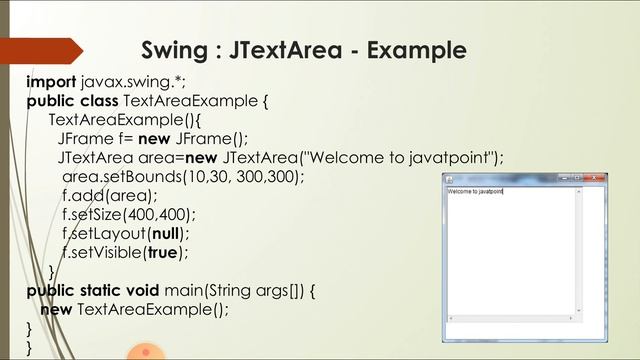 Java swing: JTextArea - CS206 Object Oriented Design And Programming - 4th Semester KTU - CSE смотреть онлайн