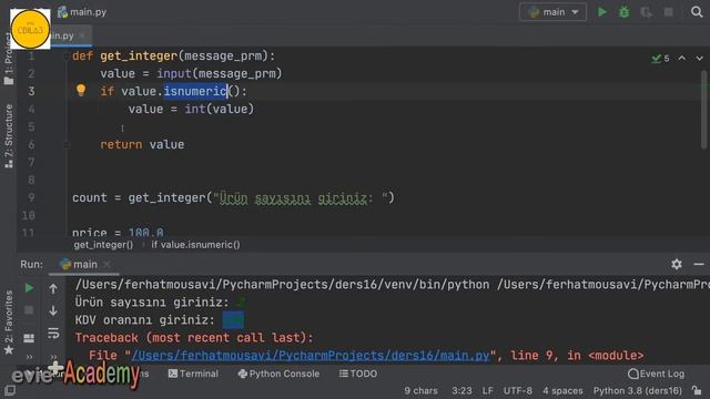 CBİLAB'DAN PYTHON DERSLERİ 16 : Fonksiyonlar смотреть онлайн