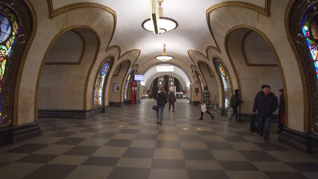 Russia, Moscow Metro, Koltsevaya Line, ALL Stations