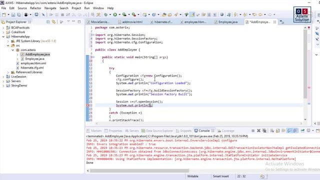 Insert in Hibernate | YCMOU TYBCA Adv Java Practical 8.1 | Asterix Solution смотреть онлайн