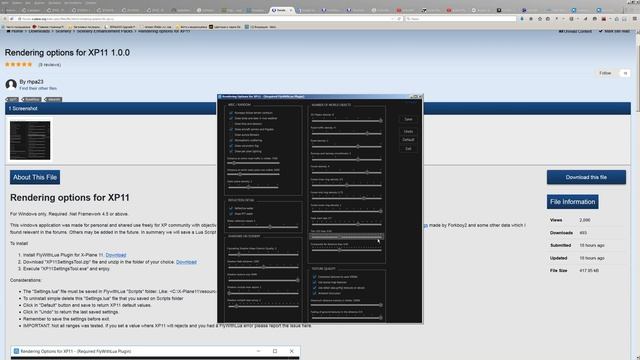 X-plane 11 | Rendering options for XP11 | Расширенные настройки для X-plane 11 смотреть онлайн
