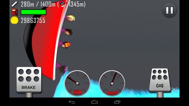 [ANDROID] Hill Climb Racing Mod: Roof Climb Racing смотреть онлайн