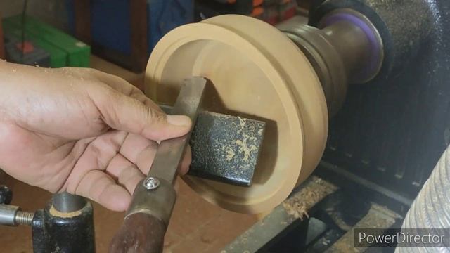 Woodturning - Angsana And Padauk Small Lidded Bowl.