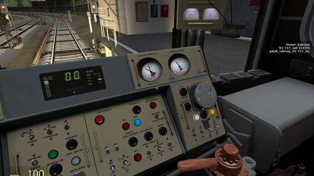 Катаемся по кросслайну на Муравье|Garrys Mod Metrostroi смотреть онлайн
