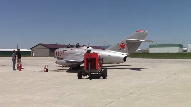 MiG-15 First Engine Start VK-1 Klimov - Waterloo Warbirds