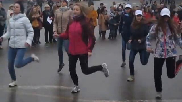 День народного единства, флешмоб, Кинешма, 2013 смотреть онлайн