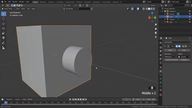 Blender Boolean Tip | How To Use Boolean Modifier | Right Way To Cut Holes In Blender смотреть онлайн