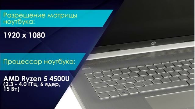 НИКС Компьютерный Супермакет: Ноутбук HP 17-ca3001ur (2X2E6EA) #1 смотреть онлайн