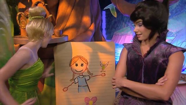 Vidia joins Tinker Bell as the newest fairy to meet-and-greet in Walt Disney World's Pixie Hollow смотреть онлайн