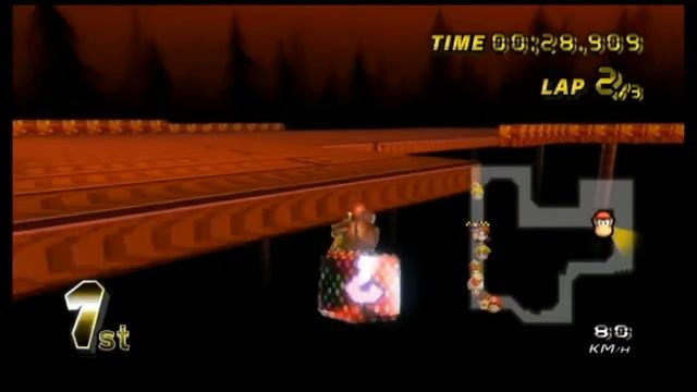 [MKWii] Red Darkness Valley (Texture Hack) смотреть онлайн