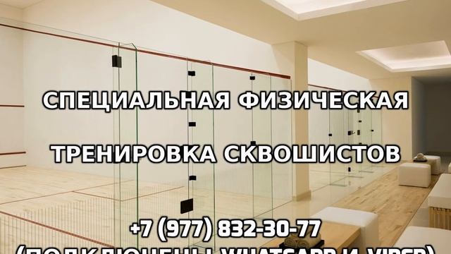 Специальная физическая тренировка сквошистов +7 (977) 832-30-77 смотреть онлайн
