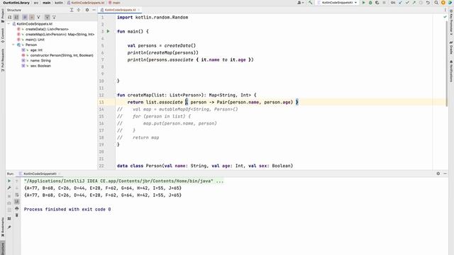associateBy() Kotlin Code Snippet (5-10 mins) смотреть онлайн