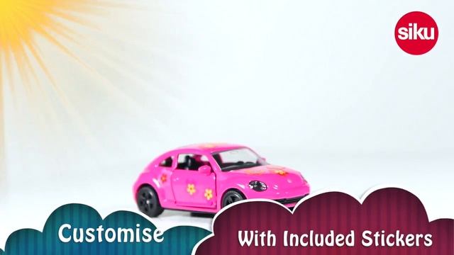 SIKU 1488 VW Beetle PinK смотреть онлайн
