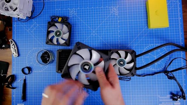 Corsair 5000T build and installation guide - 10 fans and two different AIO coolers смотреть онлайн